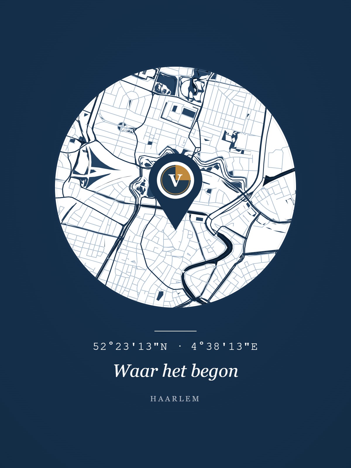 Waar het begon — de kaart van die plek